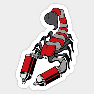 Spray Scorpion Sticker